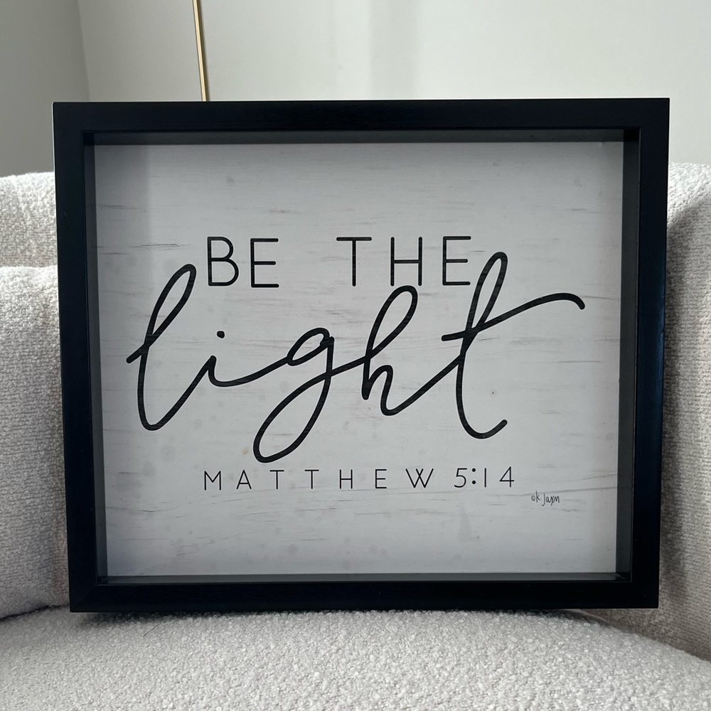 Inspiration Art Black Frame